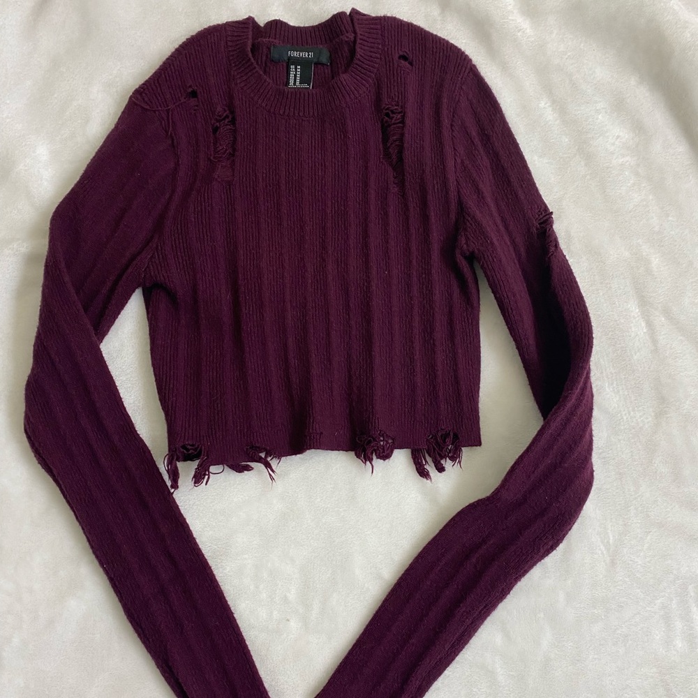Forever 21 Cropped top sweater